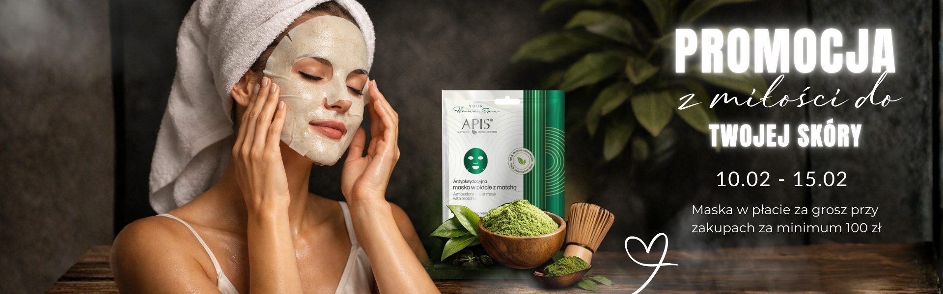 maska matcha za grosz